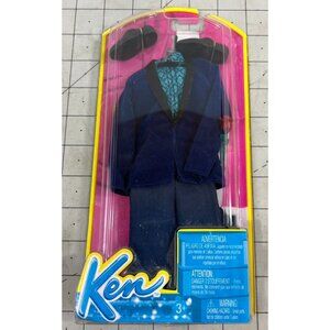 Ken Fashionistas Blue Tuxedo Outfit W/ Rose 2013 Barbie Doll Accessory New